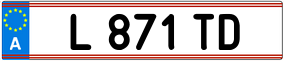 Truck License Plate